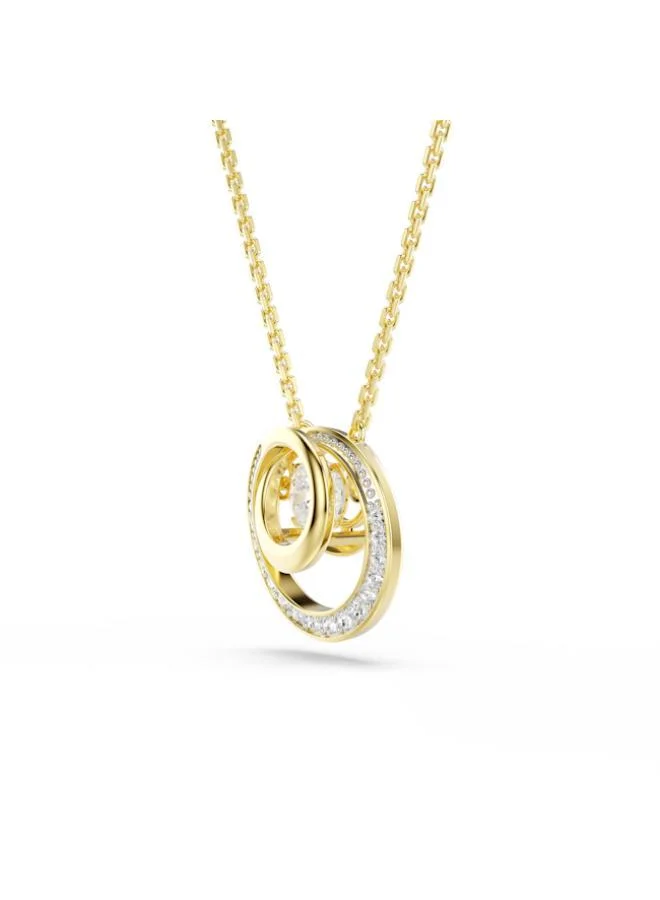 Swarovski  Hyperbola White Crystal Gold Tone Plated Pendant Necklace for Women | Best Price UAE